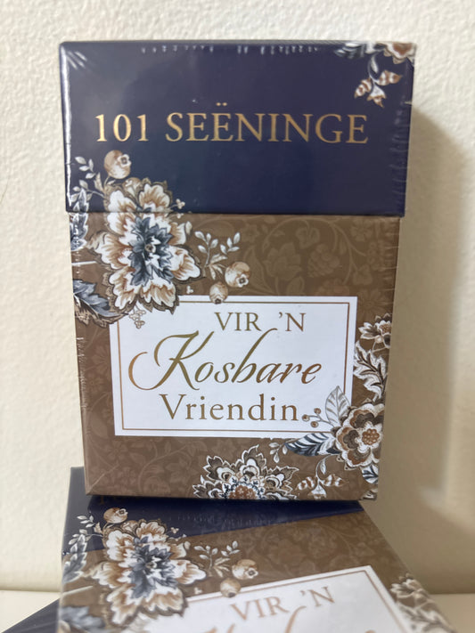 101 Seëninge vir ‘n Kosbare Vriendin - boksie met kaartjies