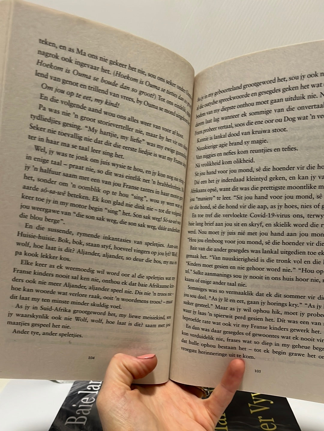 ‘n Baie lang brief aan my dogter