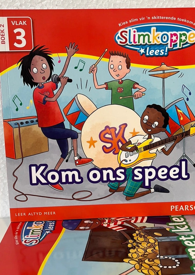 Slimkoppe Lees Vlak 3 Boek 2 - Kom ons Speel