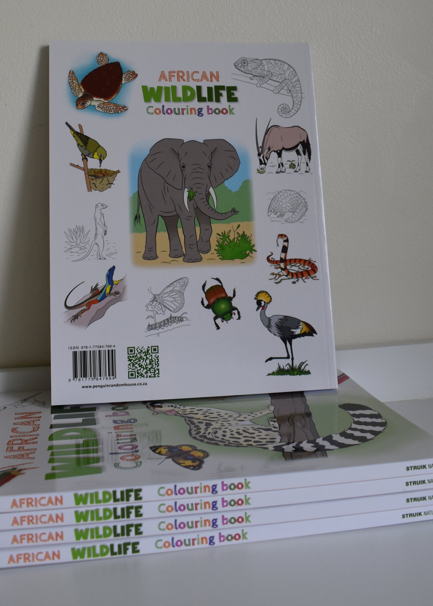 African Wildlife Colouring Book
