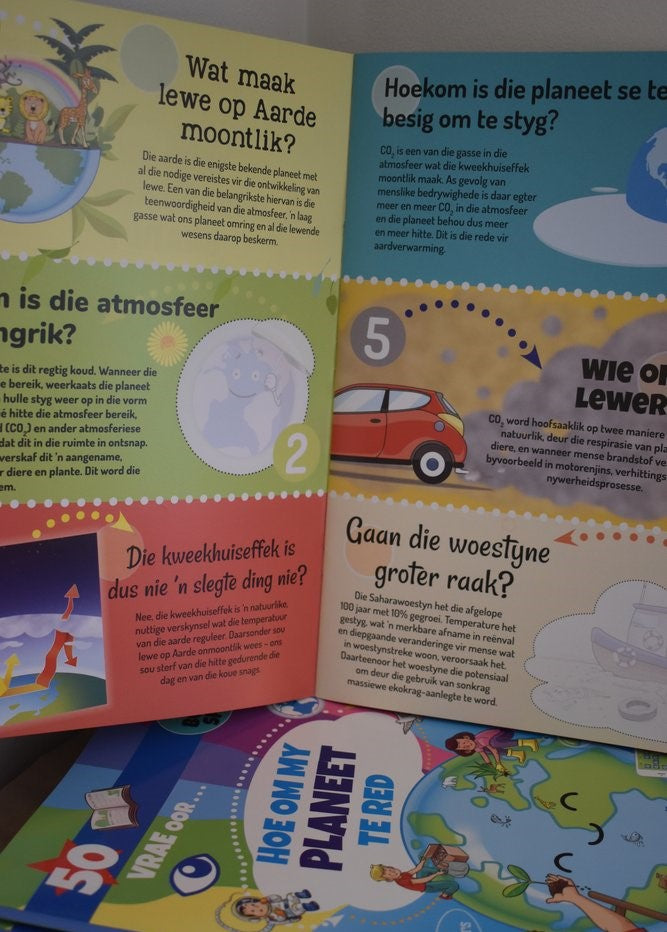 50 Vrae Oor Hoe Om My Planeet Te Red