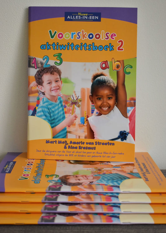 Nuwe Alles-In-Een Voorskoolse Aktiwiteitsboek 2