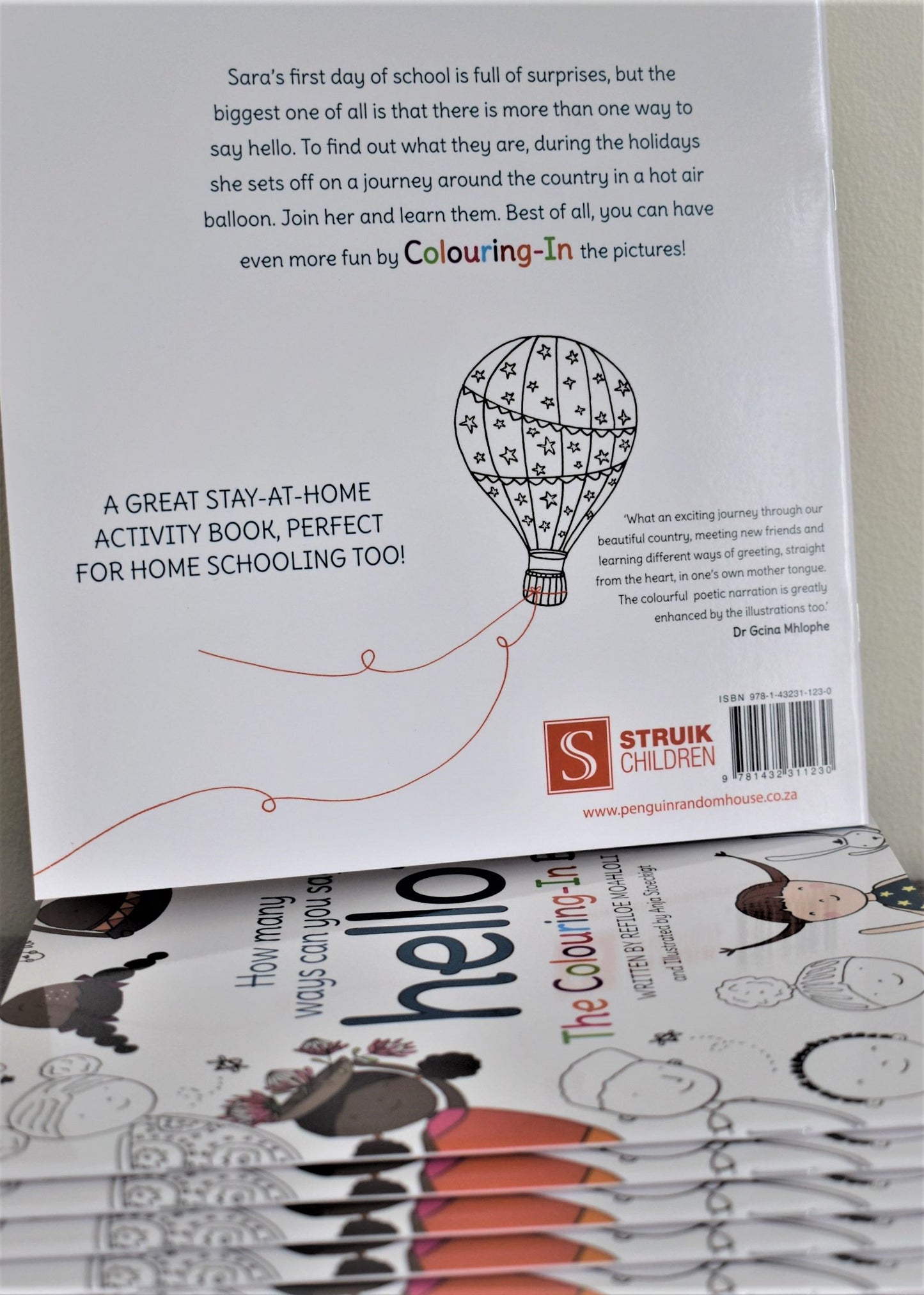 How many ways can you say hello? The Colouring-In Book