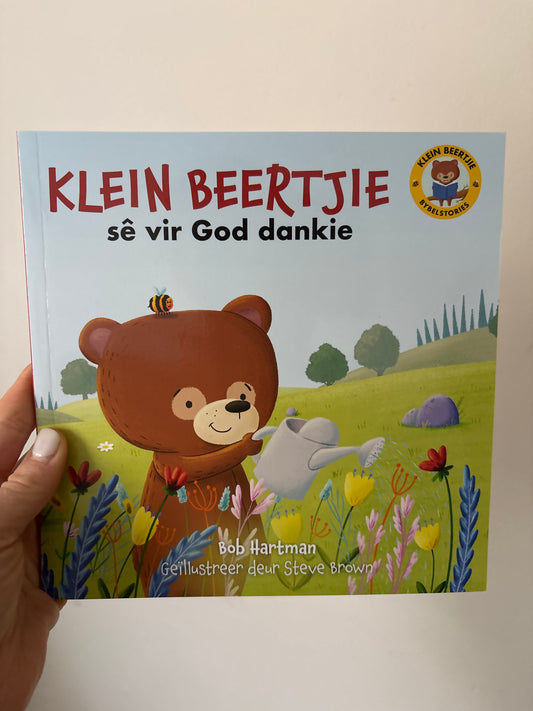 Klein Beertjie sê vir God dankie