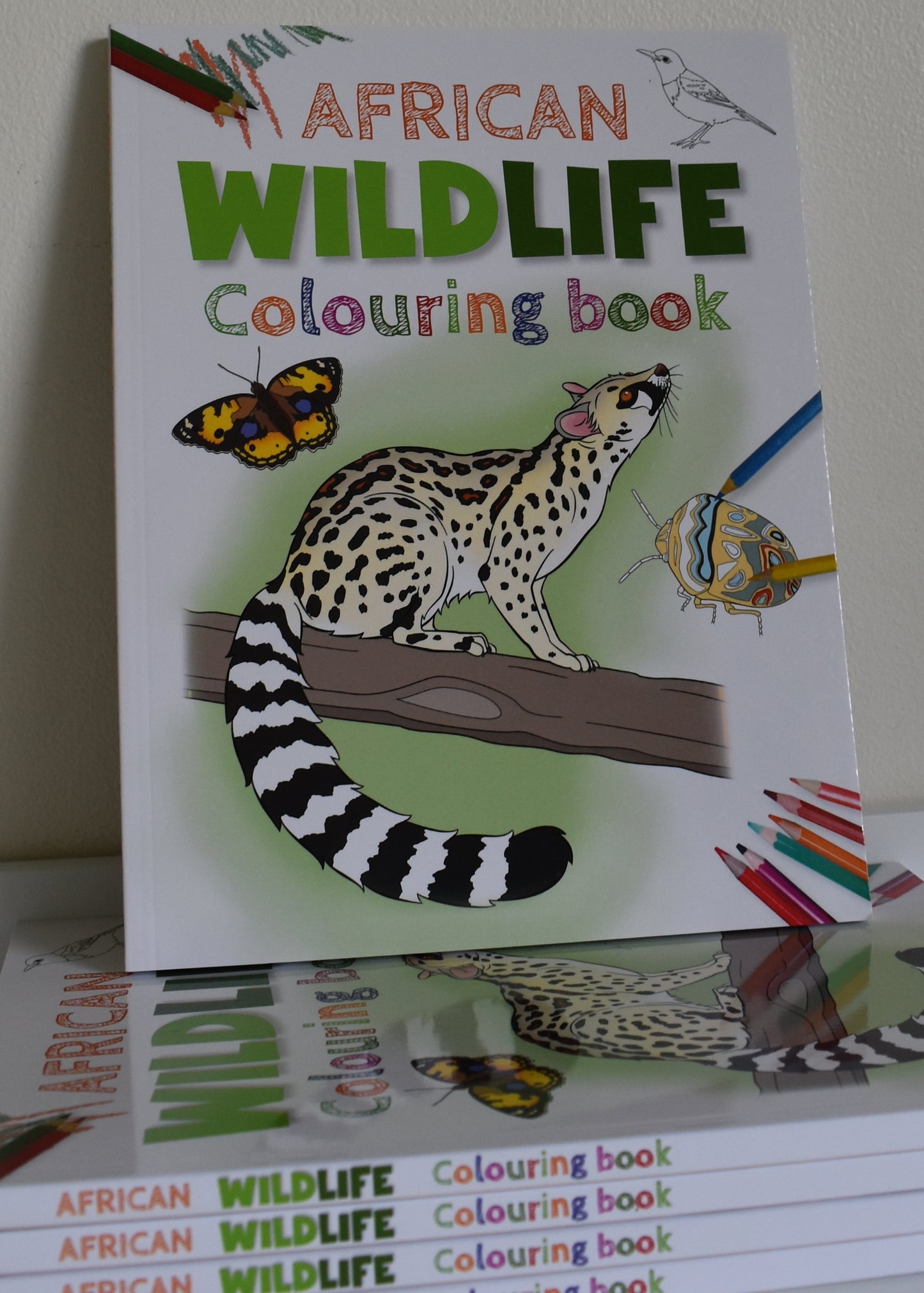 African Wildlife Colouring Book
