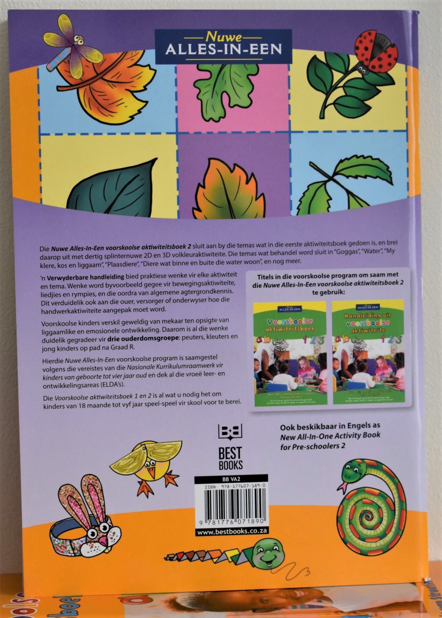 Nuwe Alles-In-Een Voorskoolse Aktiwiteitsboek 2